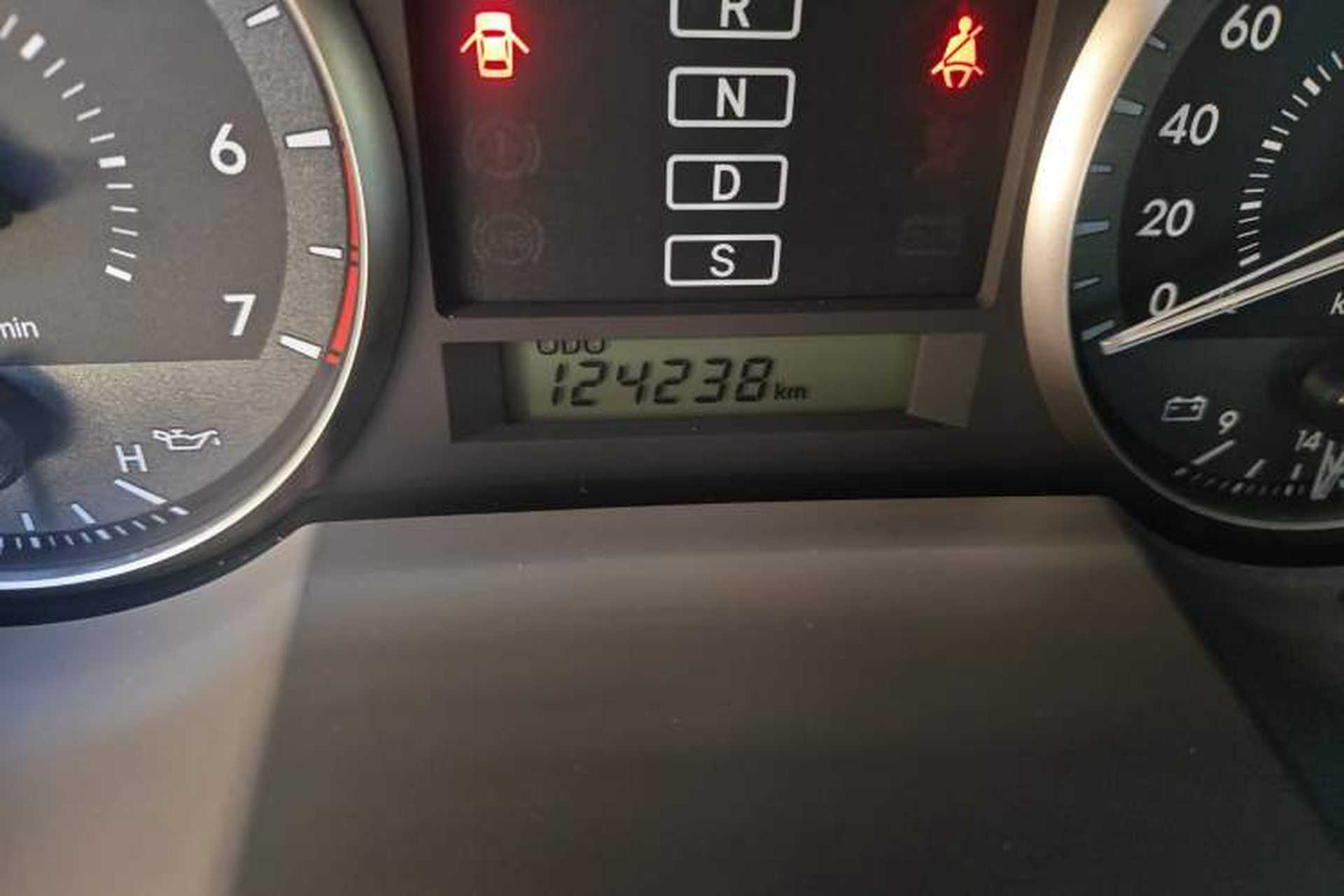 Used Toyota Land Cruiser  Odometer Close Up