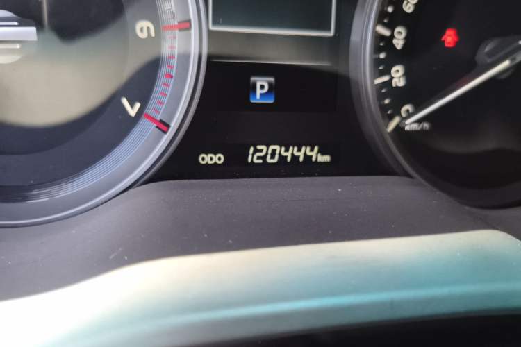 Used Toyota Land Cruiser  Odometer Close Up