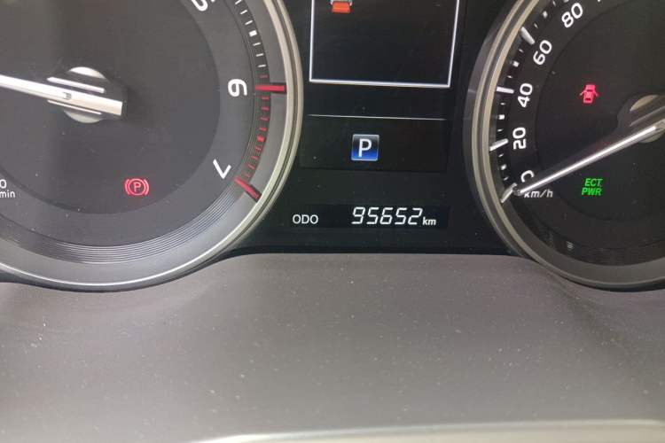Used Toyota Land Cruiser  Odometer Close Up