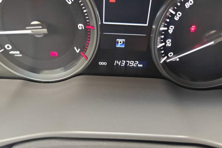 Used Toyota Land Cruiser  Odometer Close Up