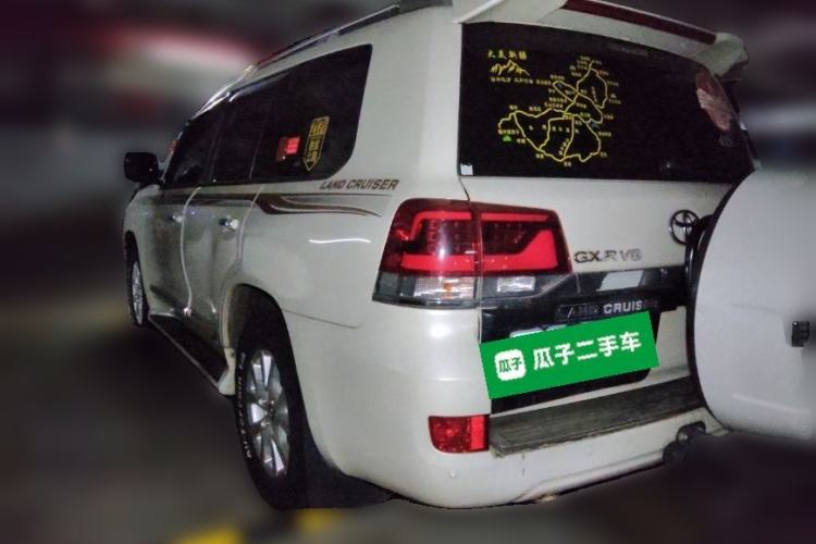 Used Toyota Land Cruiser 2018 4.0L GX-R Gasoline 7-Seater Middle East Rear Left 45 Deg