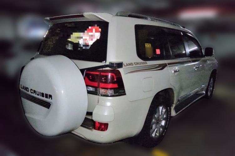 Used Toyota Land Cruiser 2018 4.0L GX-R Gasoline 7-Seater Middle East Rear Right 45 Deg