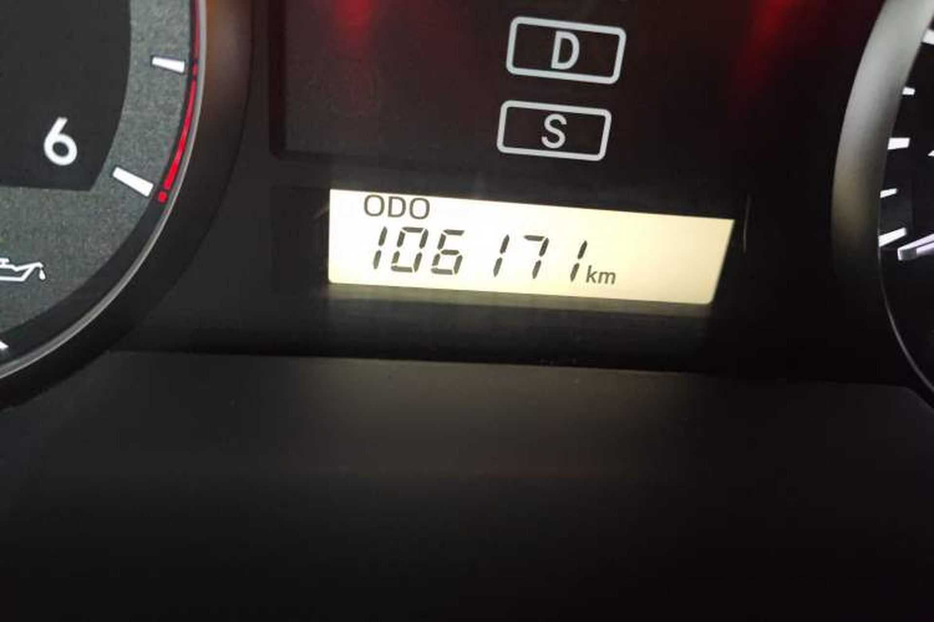 Used Toyota Land Cruiser  Odometer Close Up