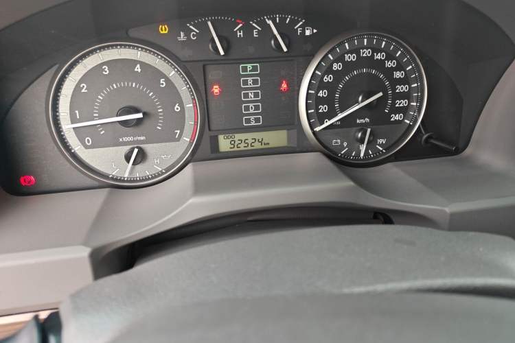 Used Toyota Land Cruiser  Odometer Close Up