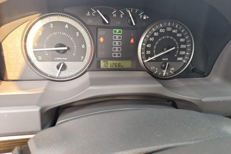 Used Toyota Land Cruiser  Odometer Close Up