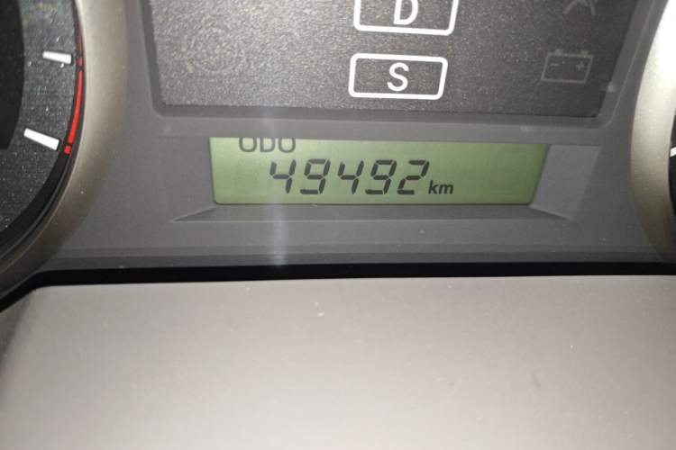 Used Toyota Land Cruiser  Odometer Close Up