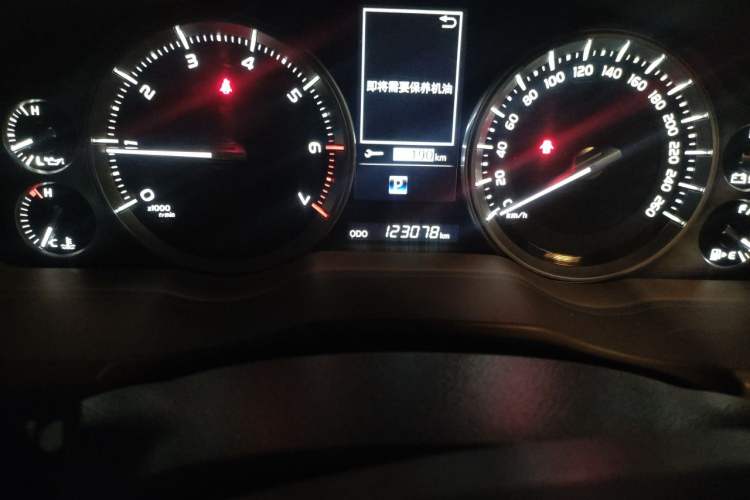 Used Toyota Land Cruiser 2019 5.7L 7-Seater Middle East Version Odometer Close Up