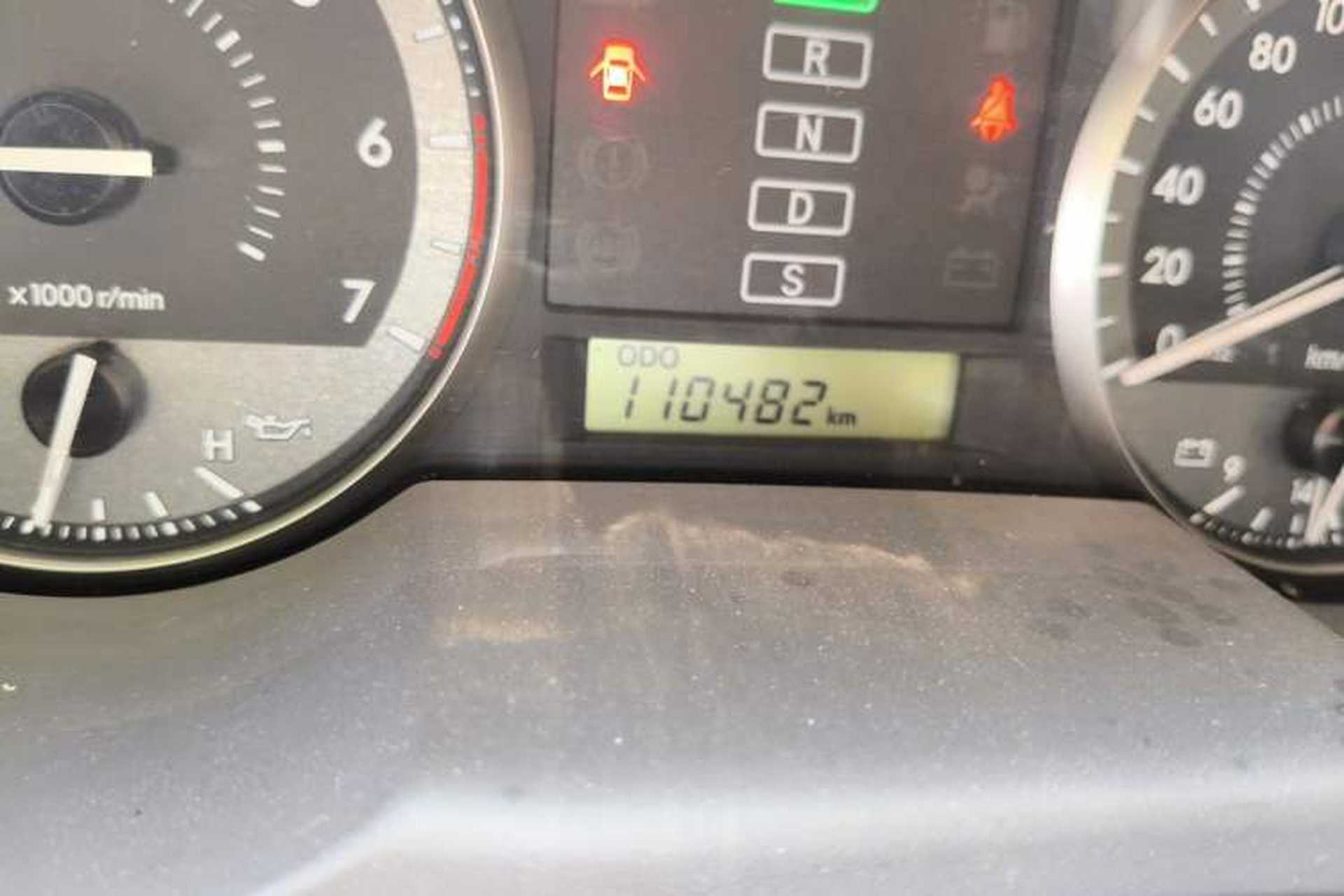 Used Toyota Land Cruiser  Odometer Close Up