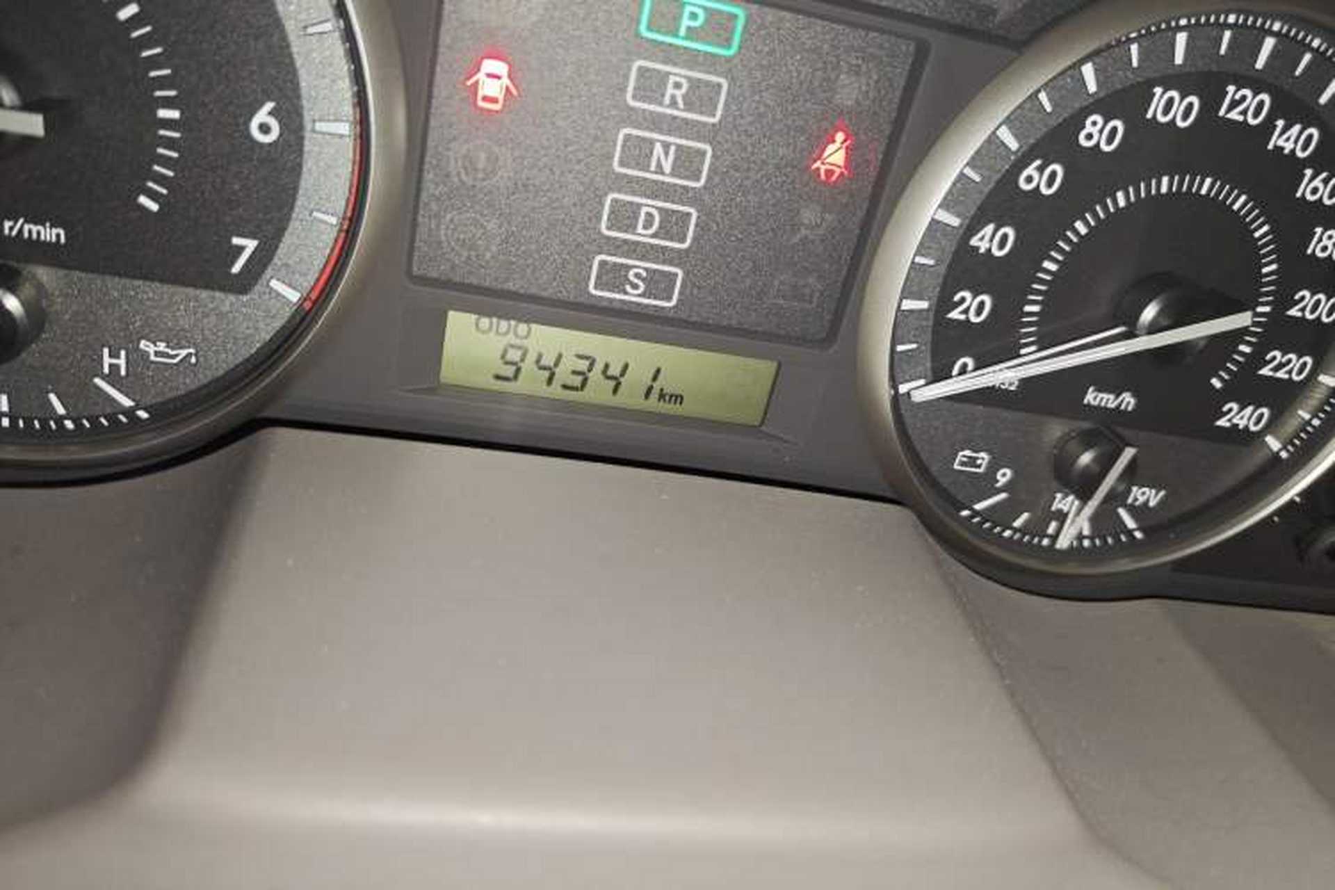 Used Toyota Land Cruiser  Odometer Close Up