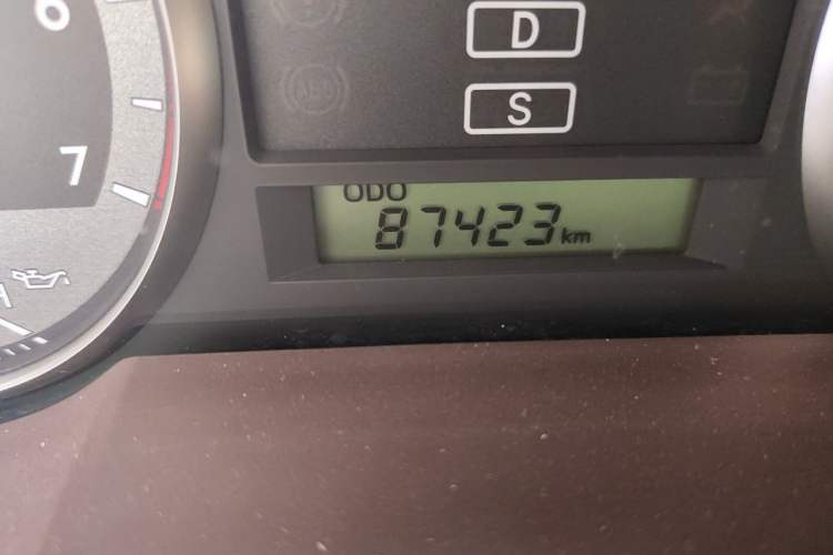Used Toyota Land Cruiser  Odometer Close Up