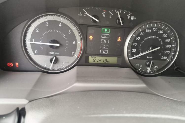 Used Toyota Land Cruiser  Odometer Close Up