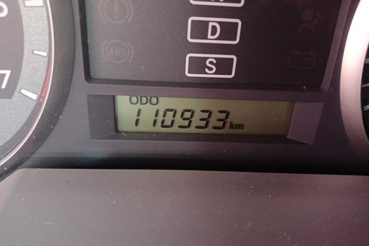 Used Toyota Land Cruiser  Odometer Close Up
