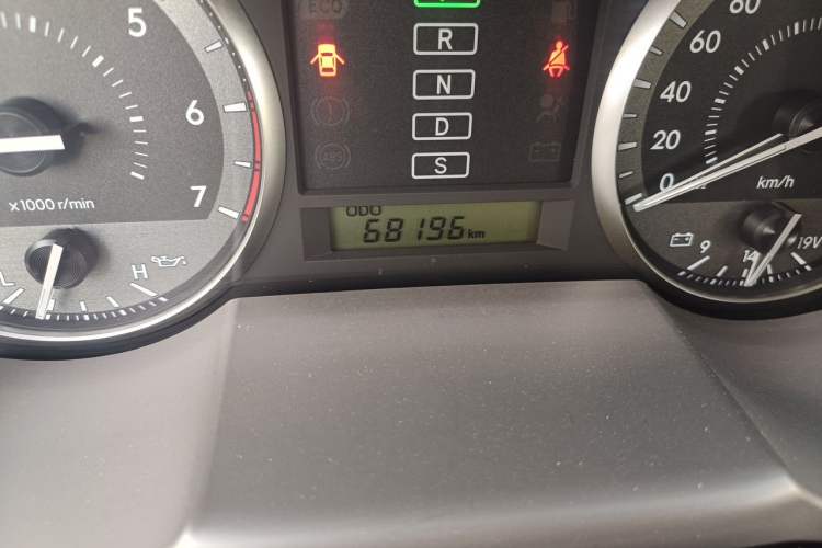 Used Toyota Land Cruiser  Odometer Close Up