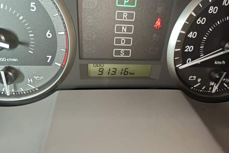 Used Toyota Land Cruiser 2019 4.0L GX-R 5-Seater Parallel Import Odometer Close Up