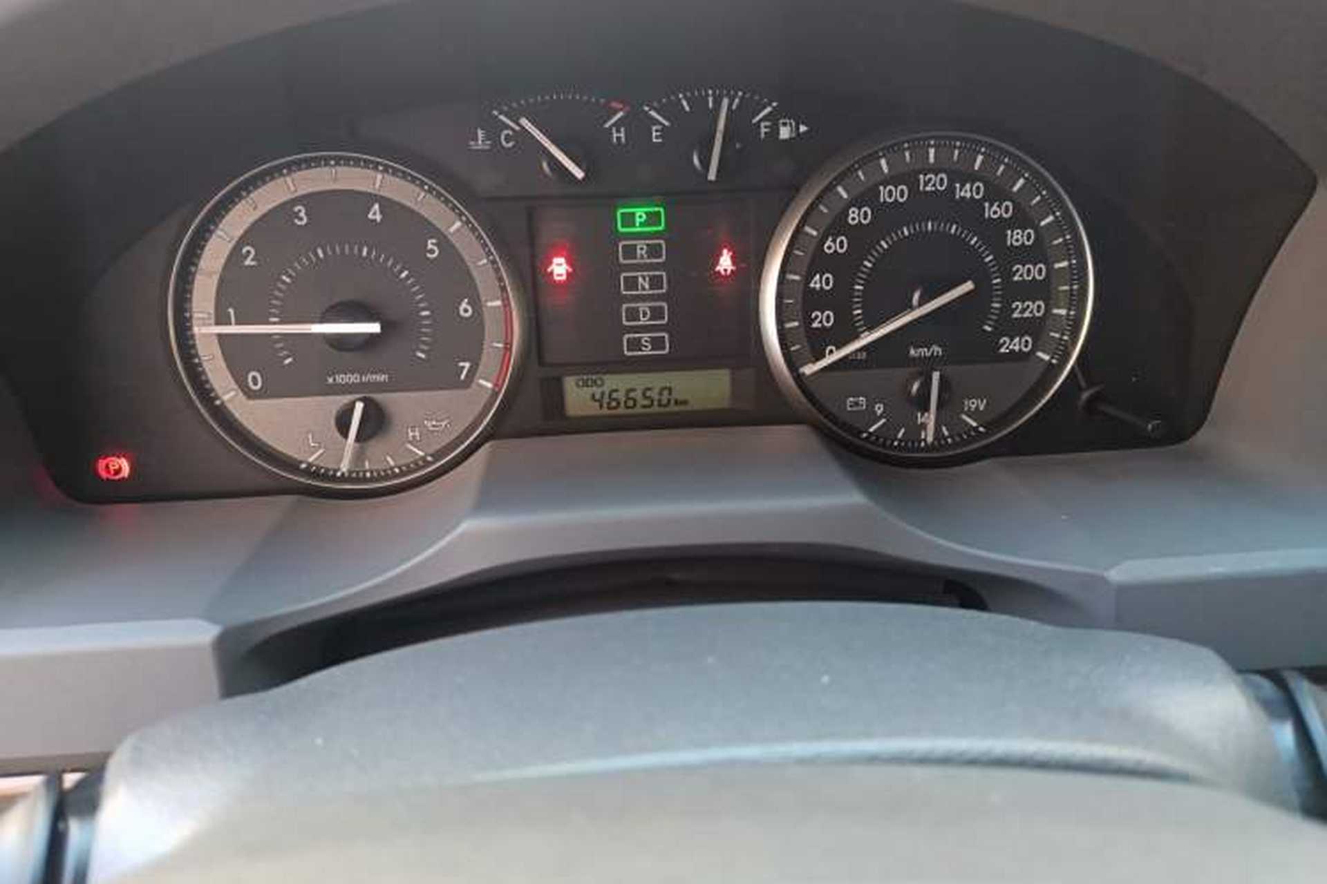Used Toyota Land Cruiser 2019 4.0L Iron Wheels Refrigerator with Electric Base Basic Version—Middle East Odometer Close Up