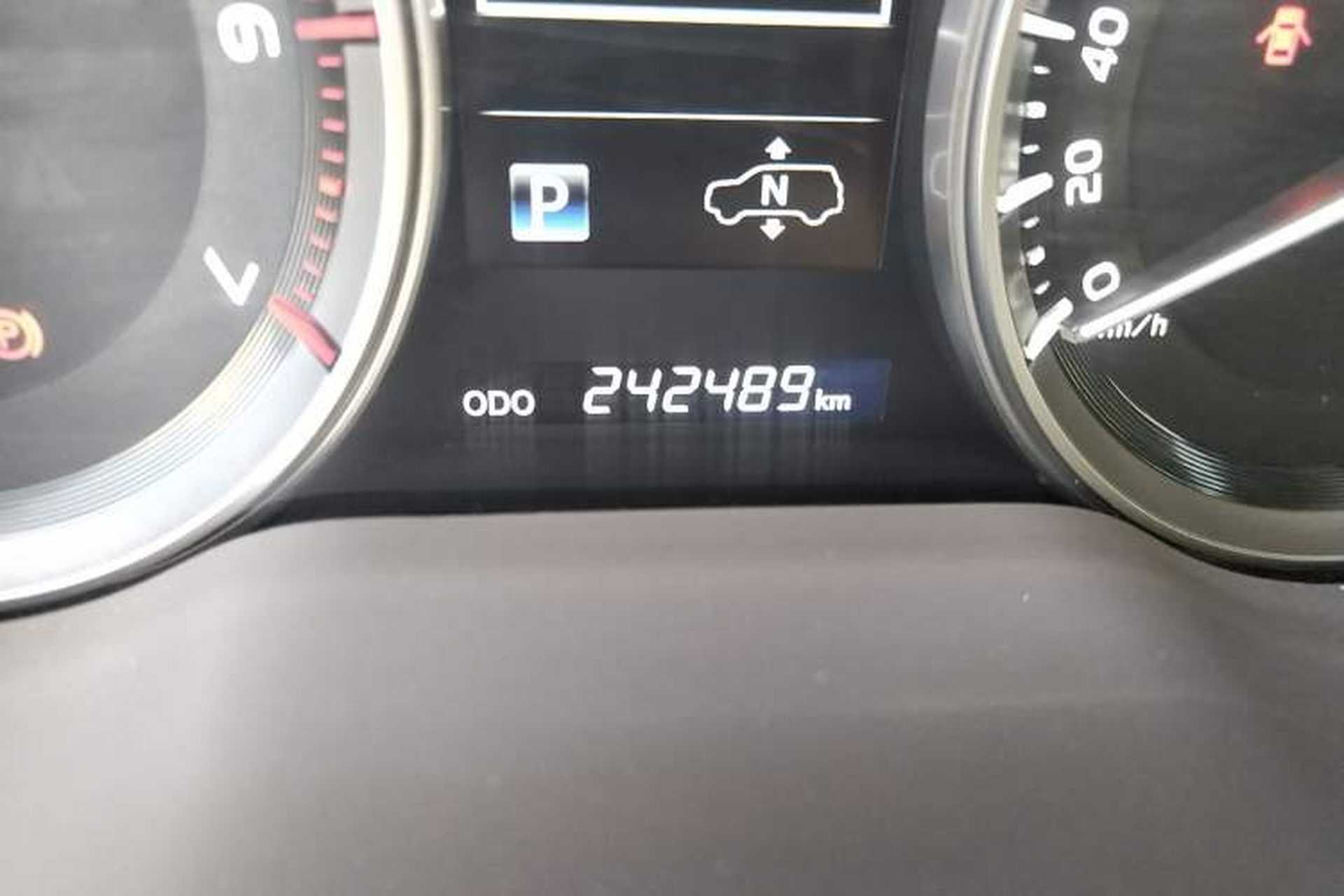 Used Toyota Land Cruiser  Odometer Close Up