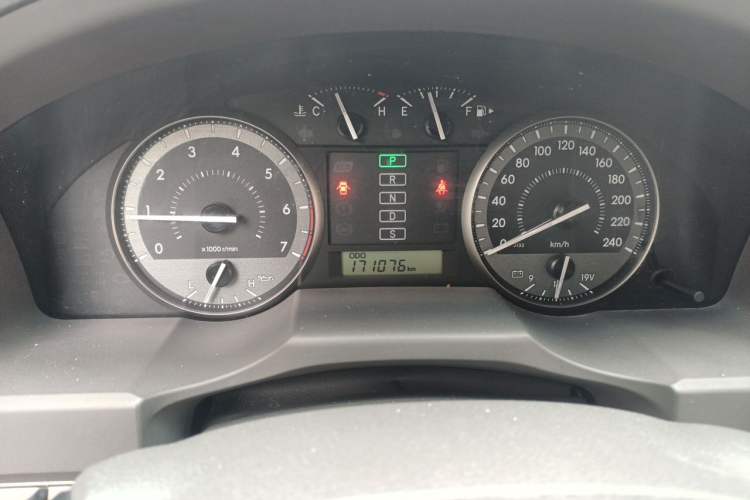 Used Toyota Land Cruiser  Odometer Close Up