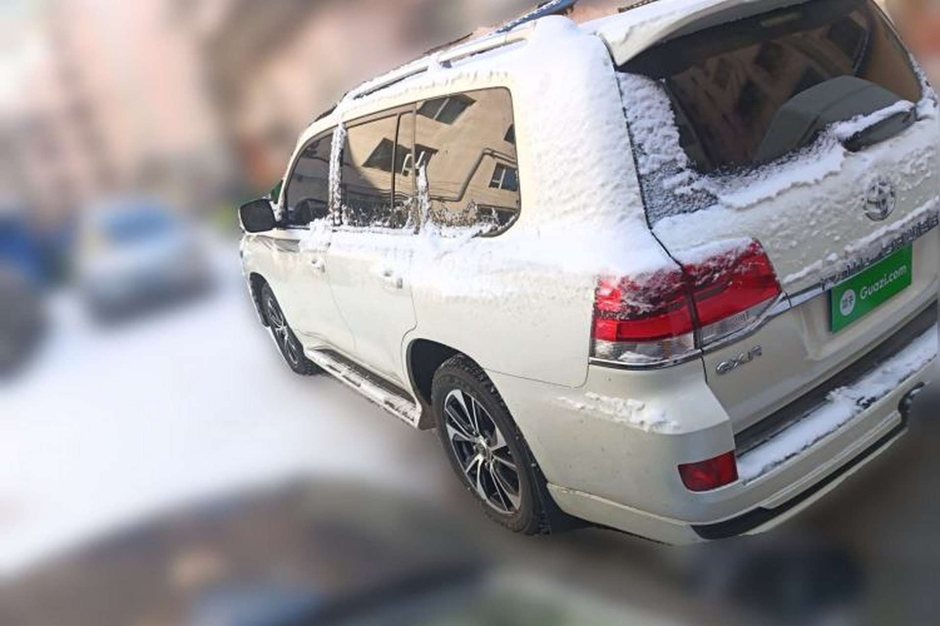 Used Toyota Land Cruiser 2019 4.0L Iron Wheels Refrigerator with Electric Base Basic Version—Middle East Rear Left 45 Deg