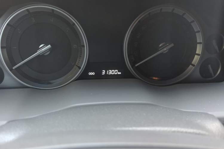 Used Toyota Land Cruiser  Odometer Close Up