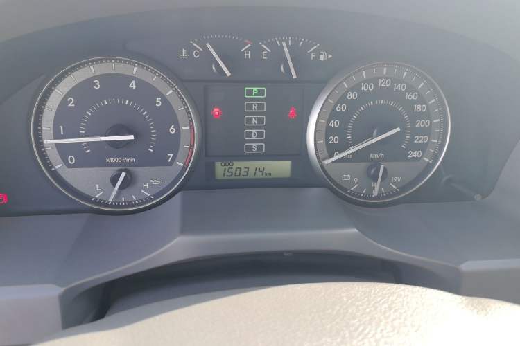 Used Toyota Land Cruiser  Odometer Close Up