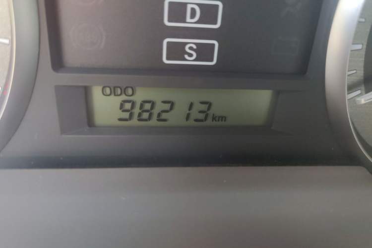 Used Toyota Land Cruiser  Odometer Close Up