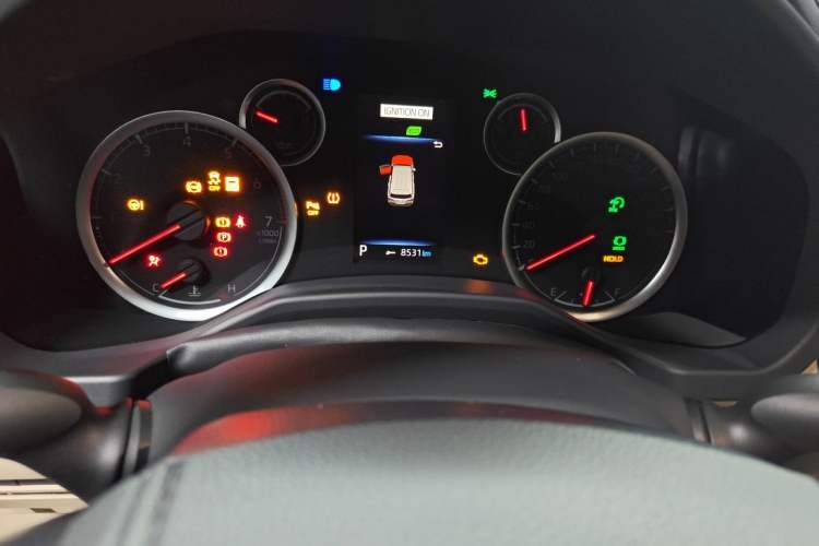 Used Toyota Land Cruiser  Odometer Close Up
