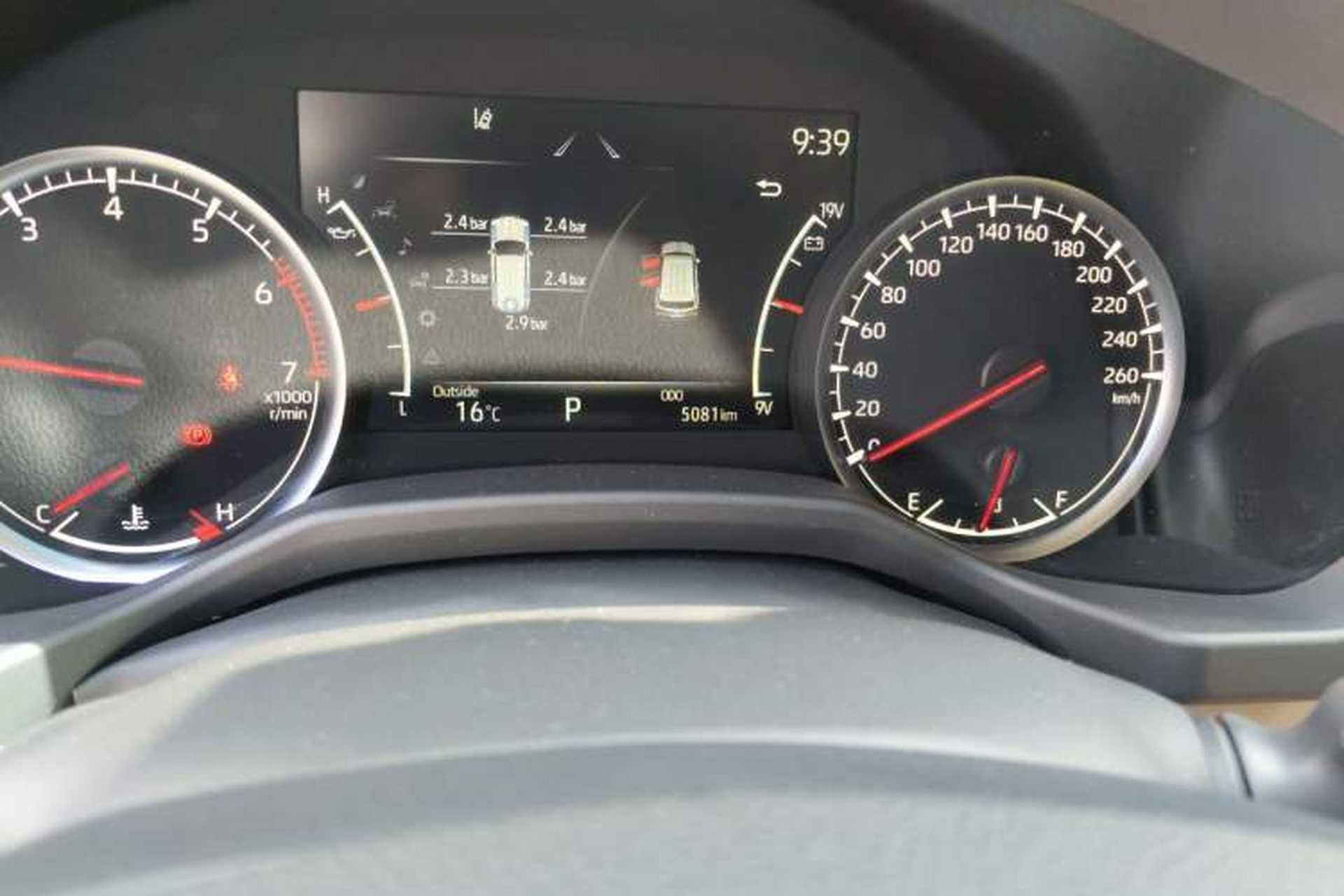 Used Toyota Land Cruiser  Odometer Close Up