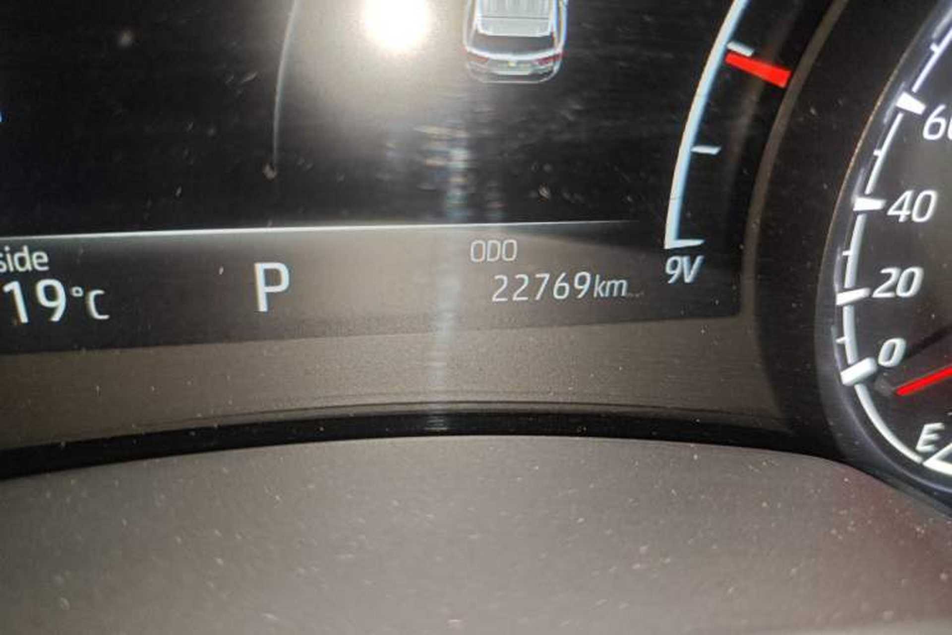 Used Toyota Land Cruiser  Odometer Close Up