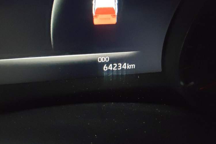 Used Toyota Land Cruiser  Odometer Close Up