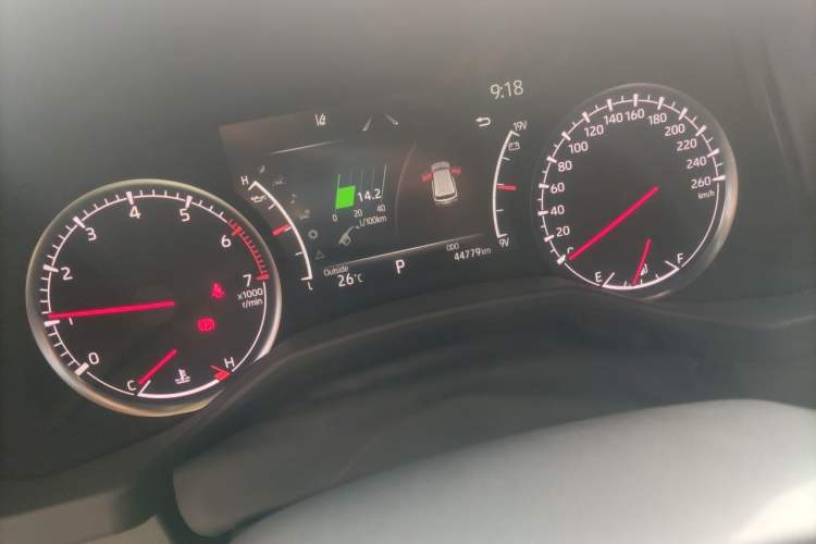 Used Toyota Land Cruiser  Odometer Close Up