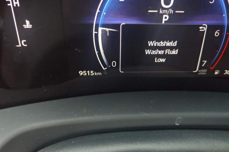 Used Toyota Land Cruiser  Odometer Close Up