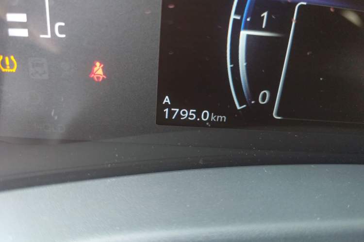 Used Toyota Land Cruiser  Odometer Close Up