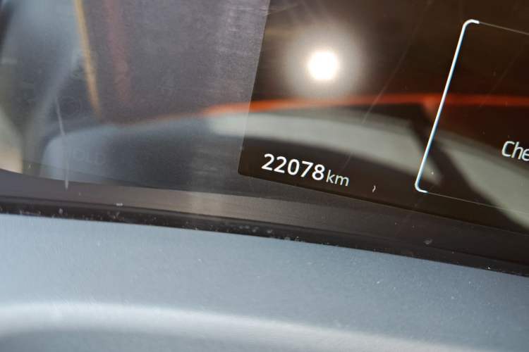 Used Toyota Land Cruiser  Odometer Close Up