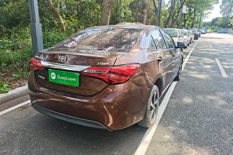 Used Toyota Levin 2017 Revised 185T CVT Elite Edition China V Standard Rear Right 45 Deg