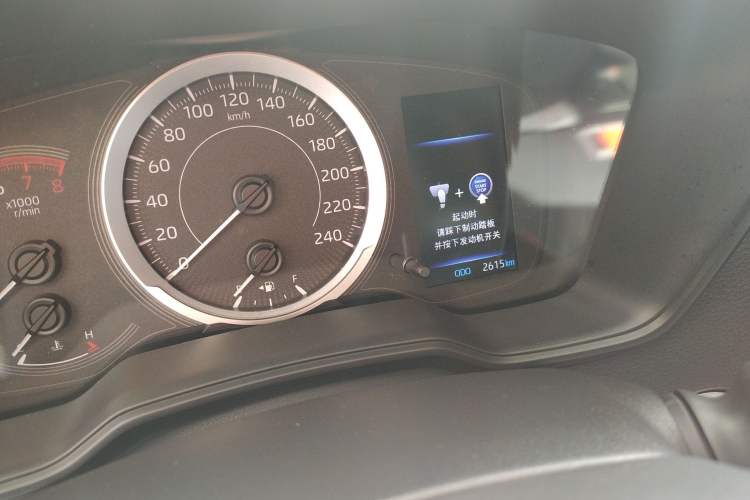 Used Toyota Levin 2024 185T CVT Sport Edition Odometer Close Up