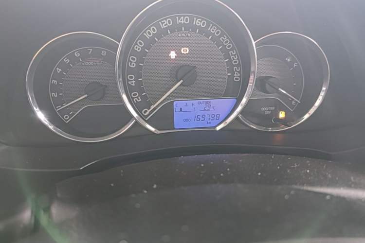 Used Toyota Levin 2014 1.6G Manual Elite Edition Odometer Close Up