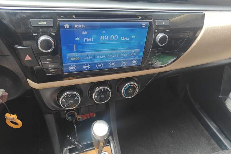 Used Toyota Levin 2014 1.6G CVT Elite Edition Audio And AC Panel