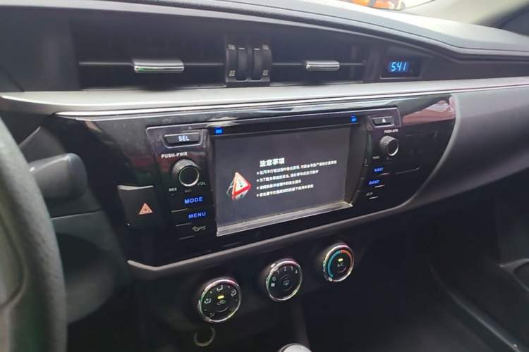 Used Toyota Levin 2014 1.6G CVT Elite Edition Audio And AC Panel