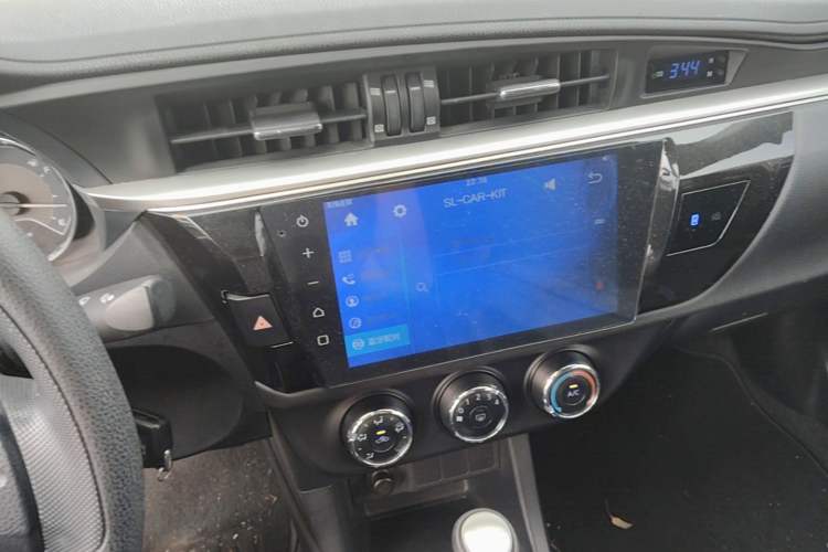 Used Toyota Levin 2014 1.6G CVT Elite Edition Audio And AC Panel