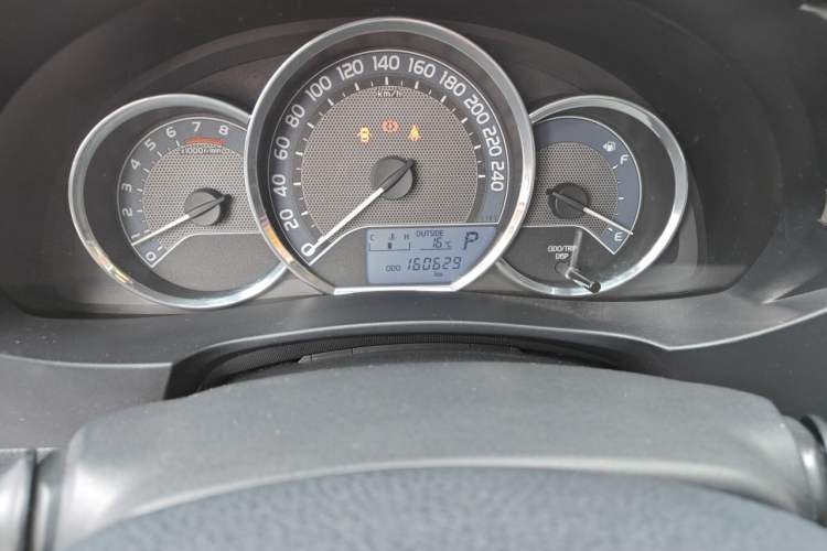 Used Toyota Levin 2014 1.6G CVT Elite Edition Odometer Close Up