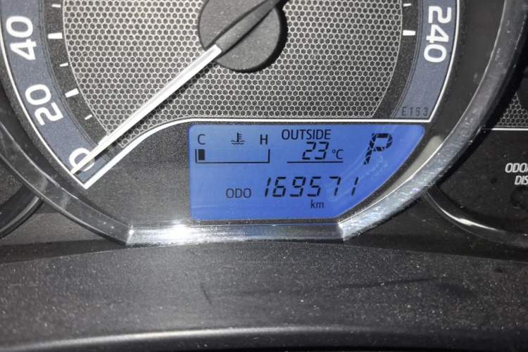 Used Toyota Levin 2014 1.8 GS CVT Elite Edition Odometer Close Up