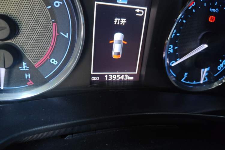 Used Toyota Levin 2014 1.8 GS CVT Elite Edition Odometer Close Up