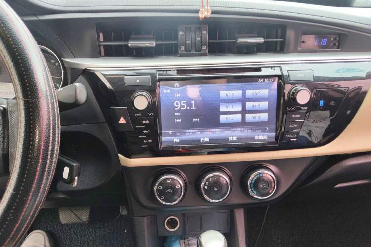 Used Toyota Levin 2014 1.6G CVT Elite Edition Audio And AC Panel