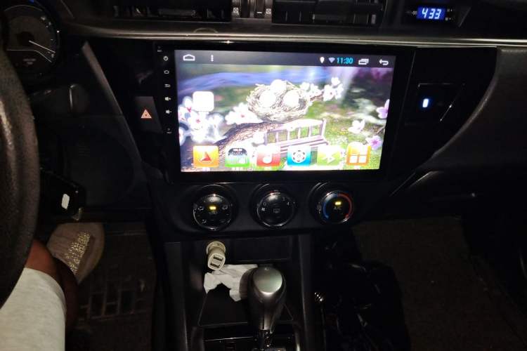 Used Toyota Levin 2014 1.6G CVT Elite Edition Audio And AC Panel