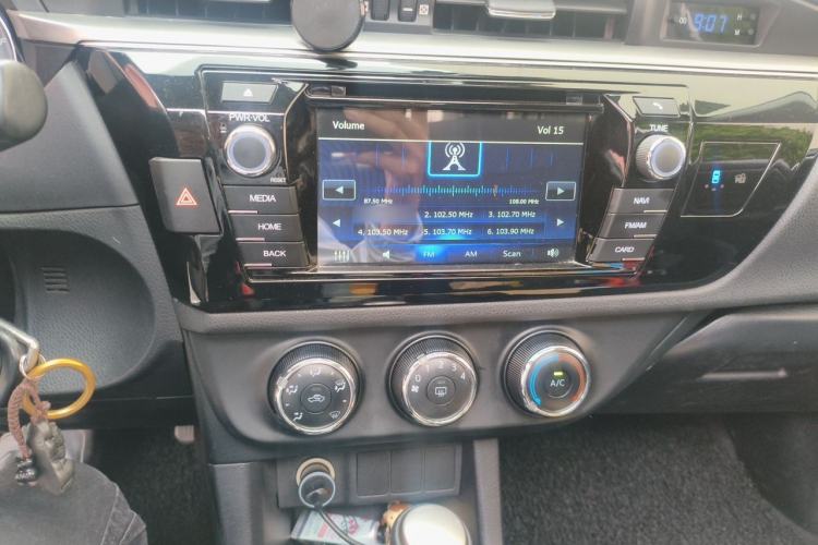 Used Toyota Levin 2014 1.6G CVT Elite Edition Audio And AC Panel