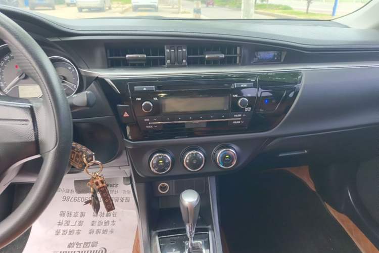 Used Toyota Levin 2014 1.6G CVT Elite Edition Audio And AC Panel