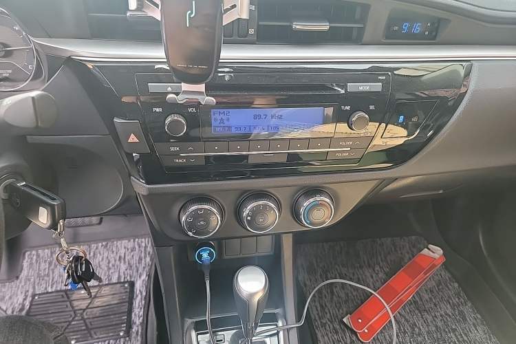 Used Toyota Levin 2014 1.6G CVT Elite Edition Audio And AC Panel