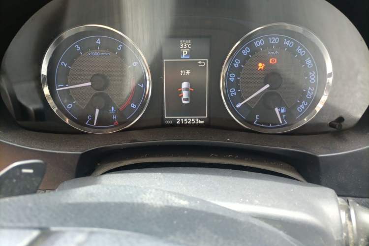 Used Toyota Levin 2014 1.8 GS CVT Elite Edition Odometer Close Up