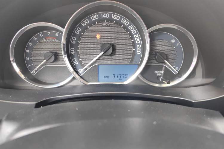 Used Toyota Levin 2014 1.6G Manual Elite Edition Odometer Close Up