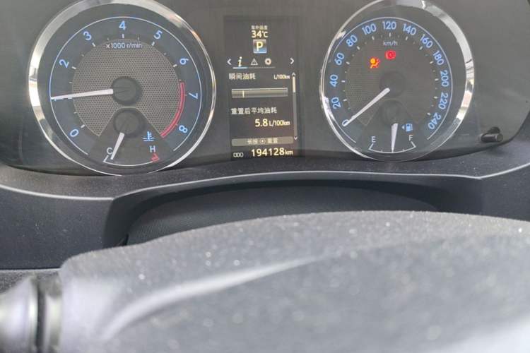 Used Toyota Levin 2014 1.8 GS CVT Elite Edition Odometer Close Up